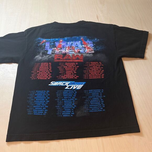 WWE Wrestling T Shirt Superstars Roman Reigns Seth Rollins Graphic Tee - Picture 5 of 5